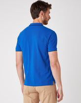 MĘSKI T-SHIRT WRANGLER SS POLO TEE WRANGLER BLUE W7D5K4X05 112131756